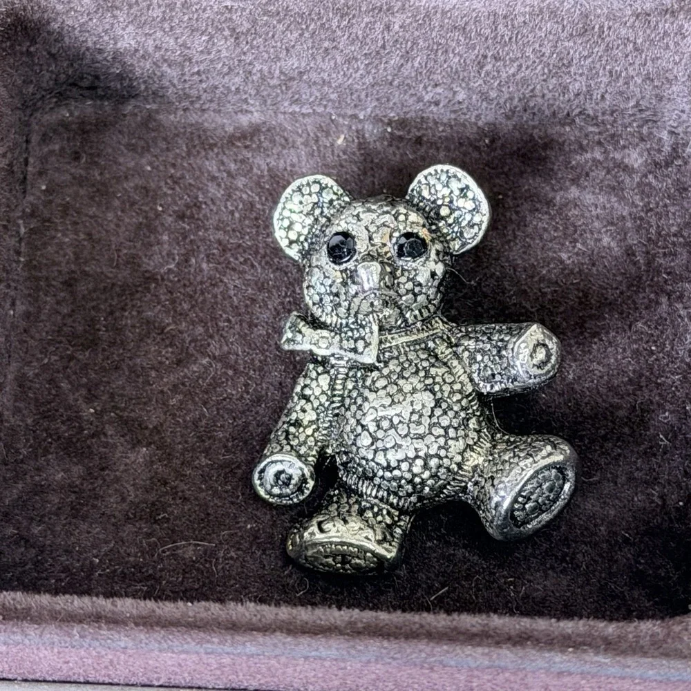mens jewelry box with vintage cufflinks, Pins ,tie pins, box as is red valvet